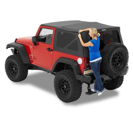 Bestop Jeep Soft Top Supertop Squareback Soft Top For Jeep 2007-2018 Wrangler JK 2 Door 54722-35